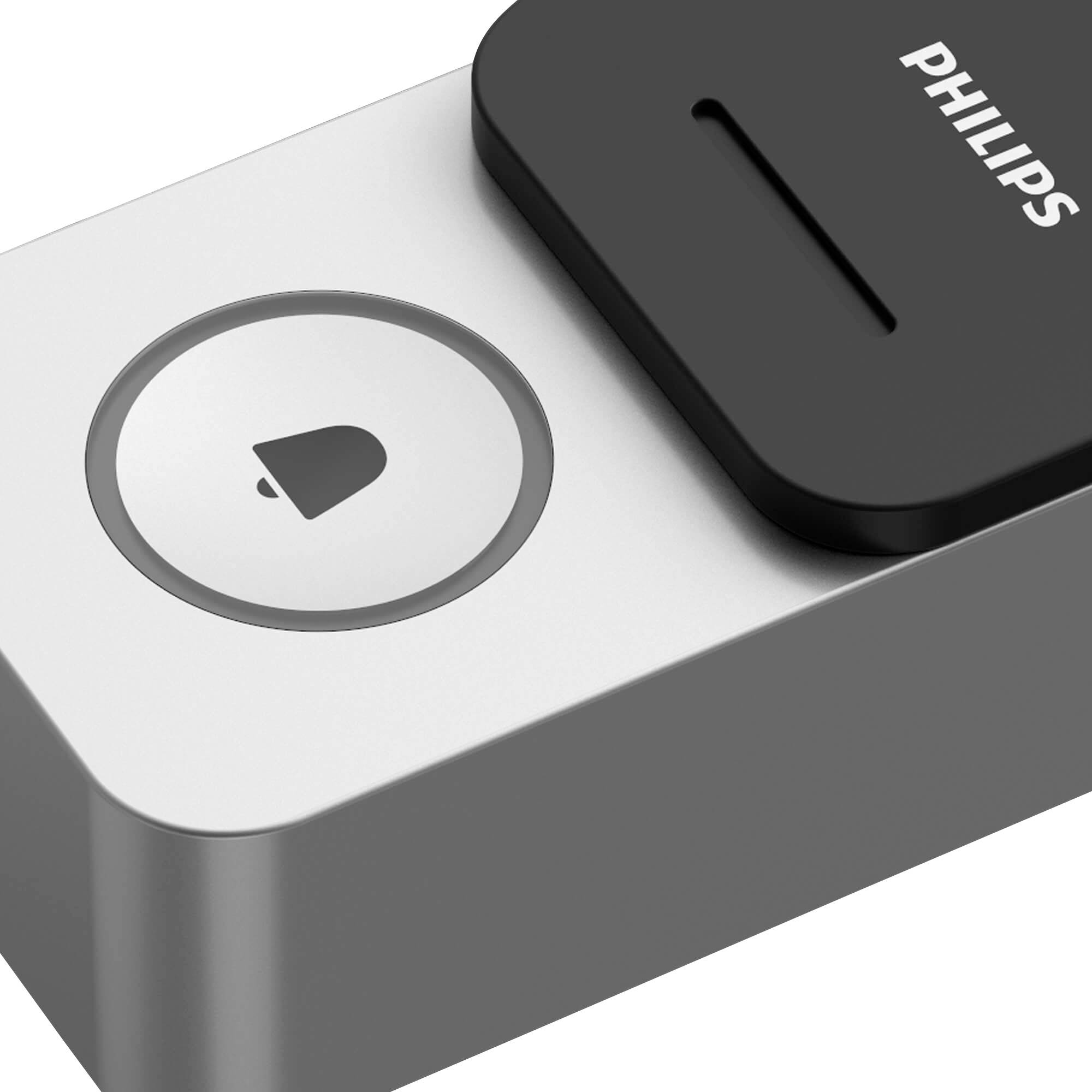 Philips WelcomeEye LINK Video-Türsprechanlage WLAN Komplett-Set Grau-Schwarz