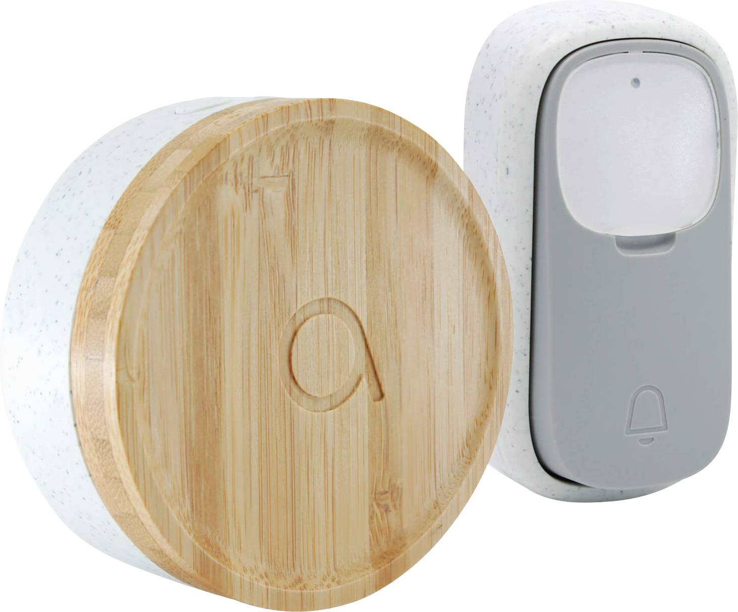 Avidsen 102498 Funkklingel Komplett-Set batterielos, mit Namensschild