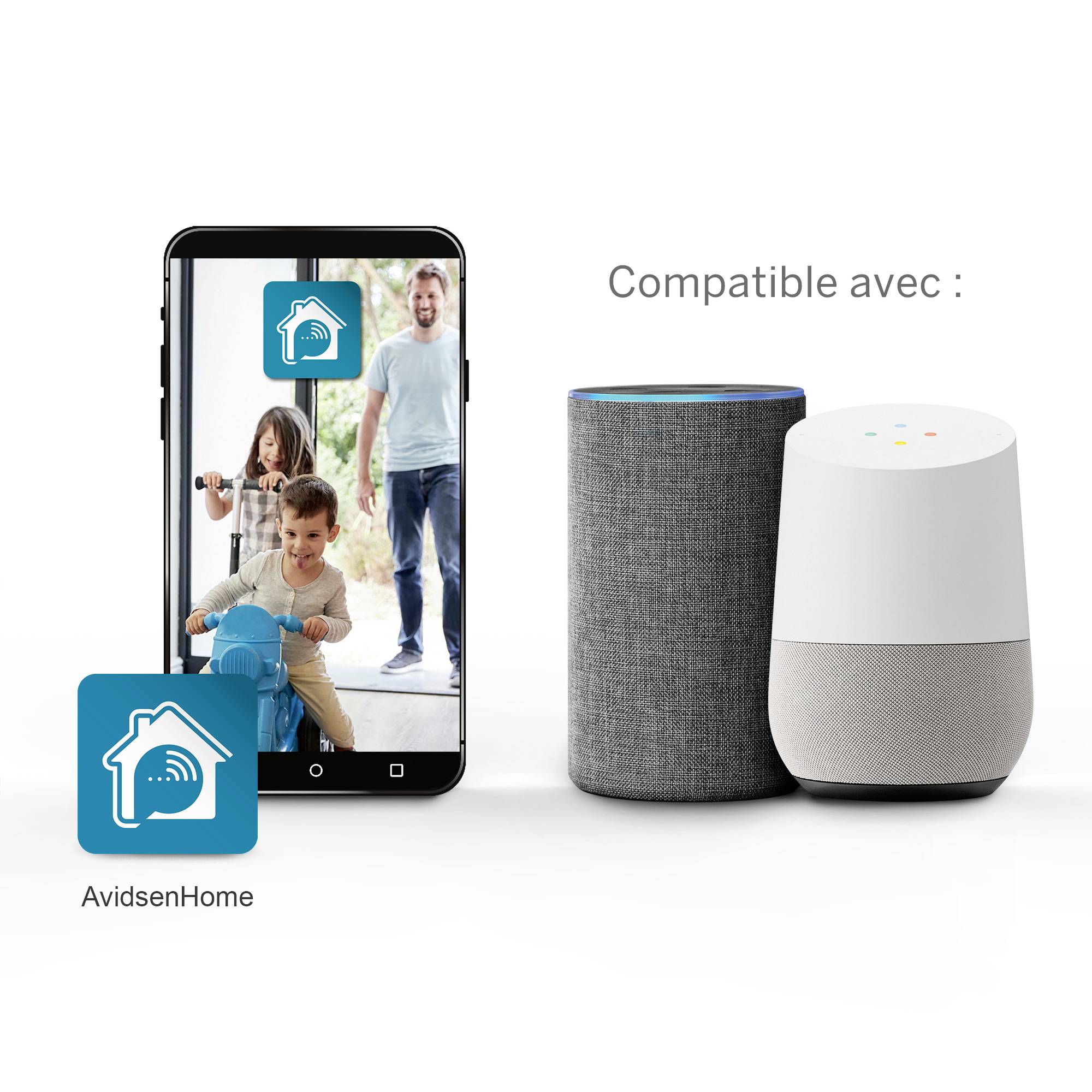 Avidsen Homecam Outdoor 127052 WLAN IP Überwachungskamera 1920 x 1080 Pixel