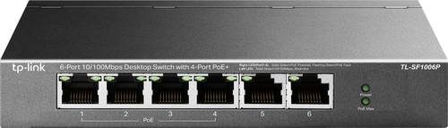 TP-LINK TL-SF1006P - V1 Netzwerk Switch 6 Port 10 / 100MBit/s PoE-Funktion