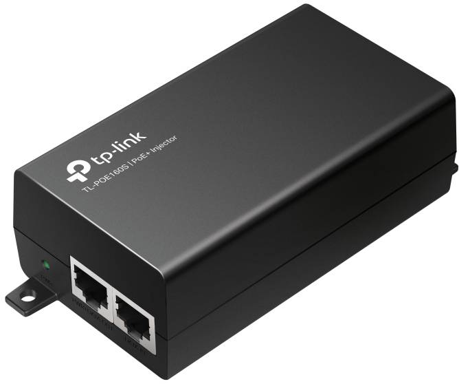 TP-LINK PoE+ Injector Adapter PoE Injektor 10 / 100 / 1000 MBit/s IEEE 802.3af (12.95 W), IEEE 802.3at (25.5 W)