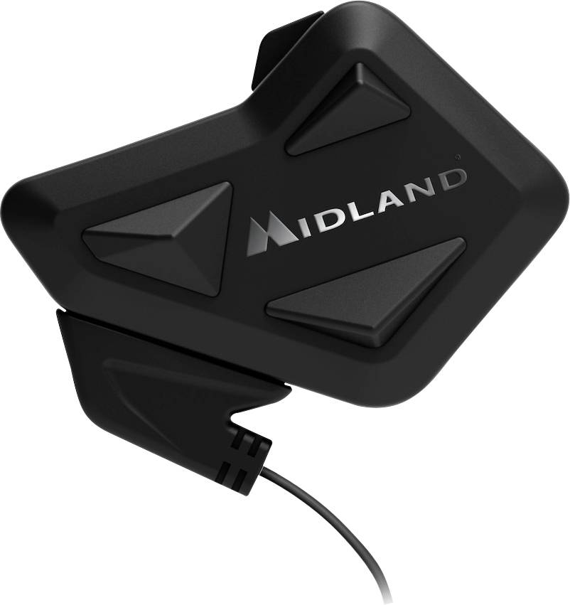 Midland C1410 BT Mini Single Motorrad-Gegensprechanlage Passend für (Helmtyp) alle Helmtypen