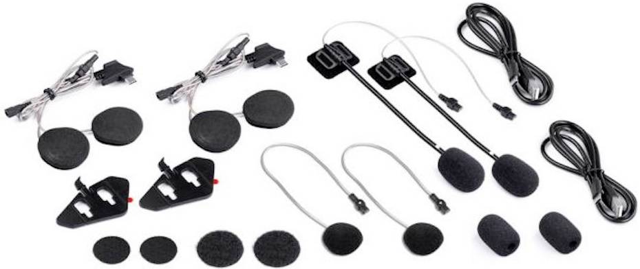 Midland C1410.01 BT Mini Twin Motorrad-Gegensprechanlage Passend für (Helmtyp) alle Helmtypen