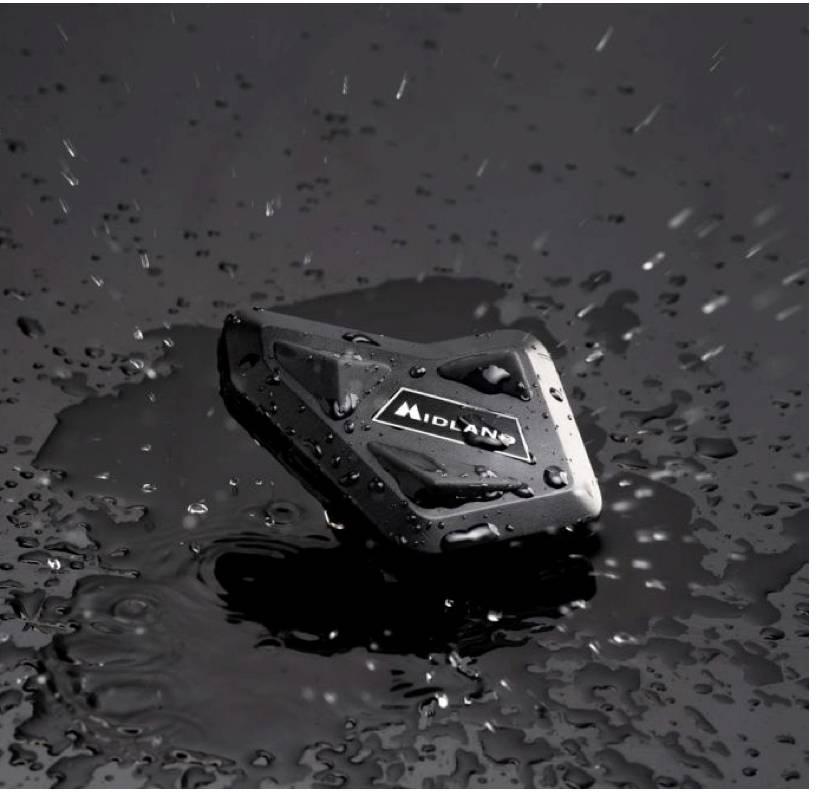 Midland C1410.01 BT Mini Twin Motorrad-Gegensprechanlage Passend für (Helmtyp) alle Helmtypen