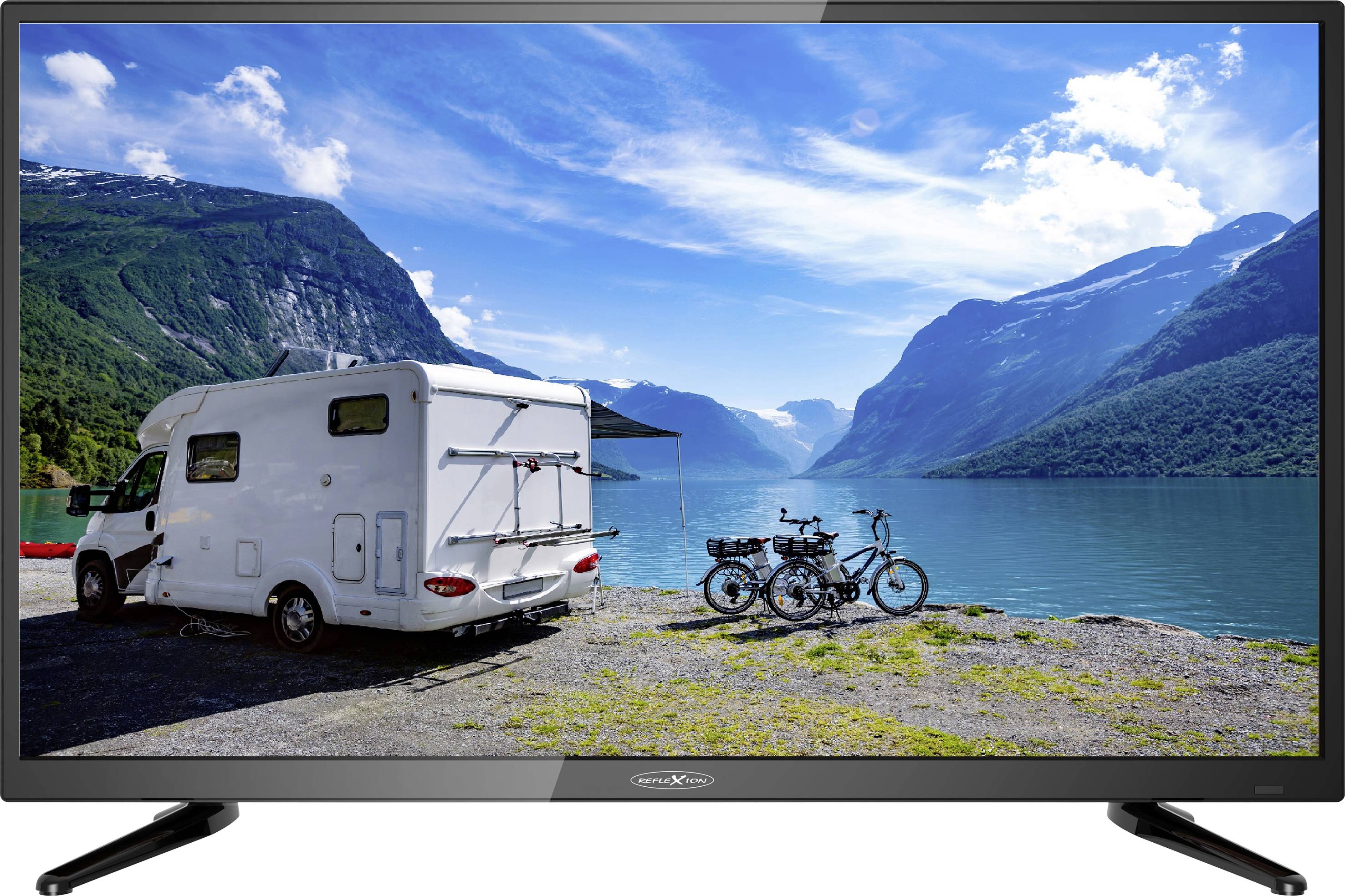 Reflexion LED-TV 80 cm 32 Zoll EEK F (A - G) DVB-C, DVB-S2, DVB-T2, DVB-T2 HD, DVD-Player, Full HD, PVR ready, CI+ Schwarz