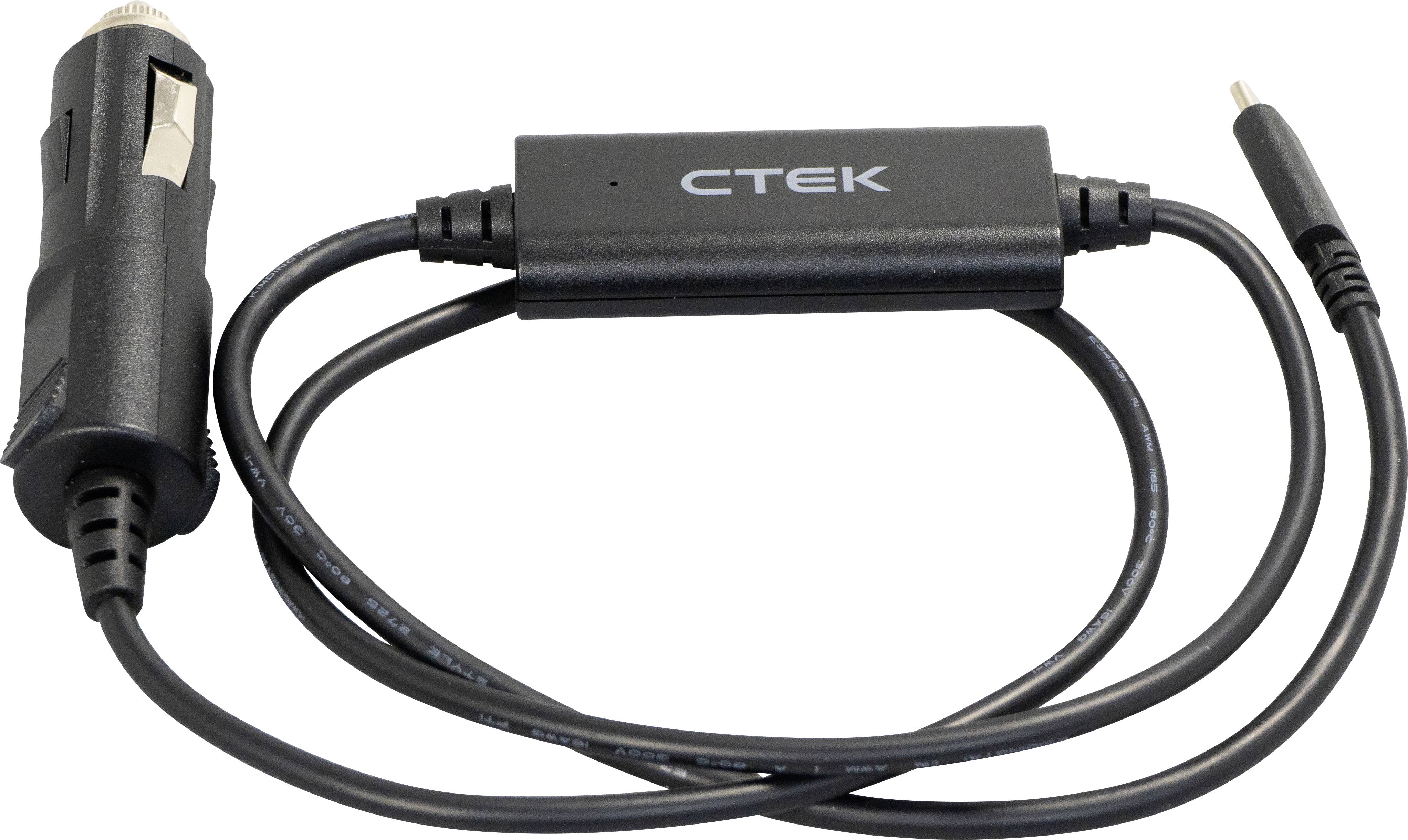 CTEK 40-464 USB-C® Ladekabel Zigarettenanzünder (21 mm Innen-Ø) CS FREE USB-C Ladekabel, 12V Ansch