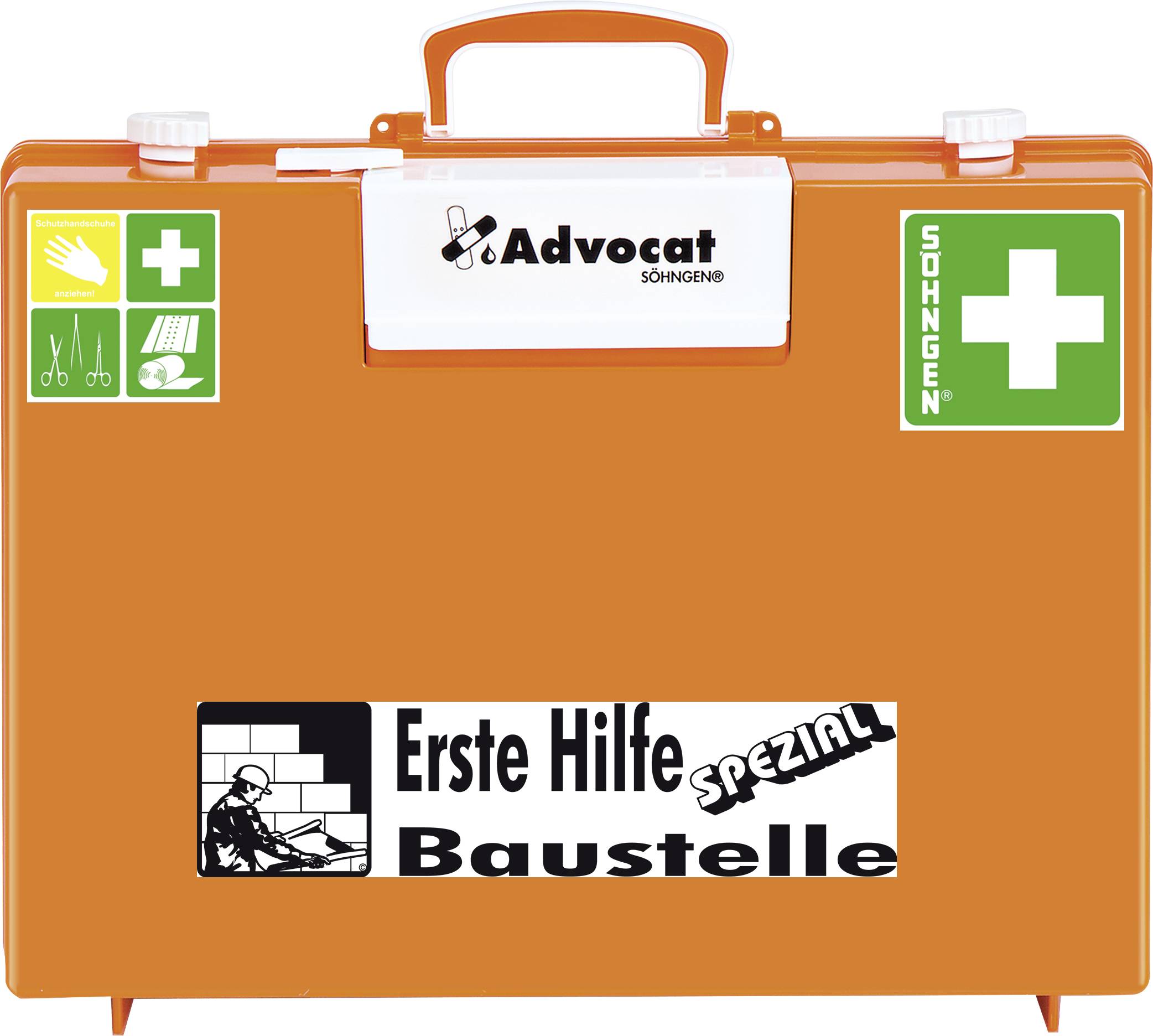 Erste-Hilfe-Koffer ADVOCAT Baustelle 0367001 Ausführung Baustelle Einsatz Hoch- und Tiefbau, Straßenbau- und unterhaltun