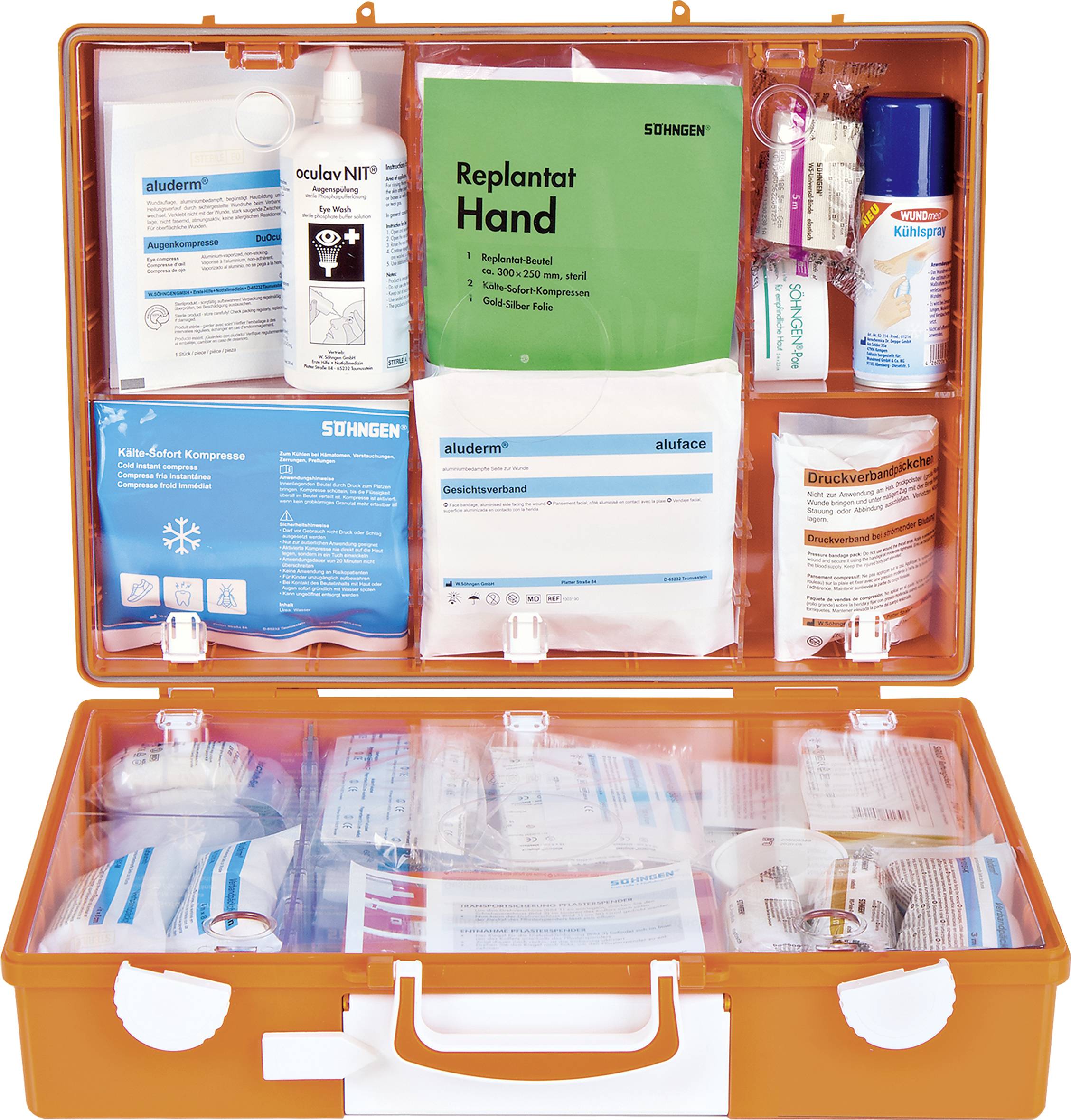 Erste-Hilfe-Koffer ADVOCAT Metallverarbeitung 0367002 Ausführung Metallverarbeitung Einsatz Gießereien, Stahl- und Blech
