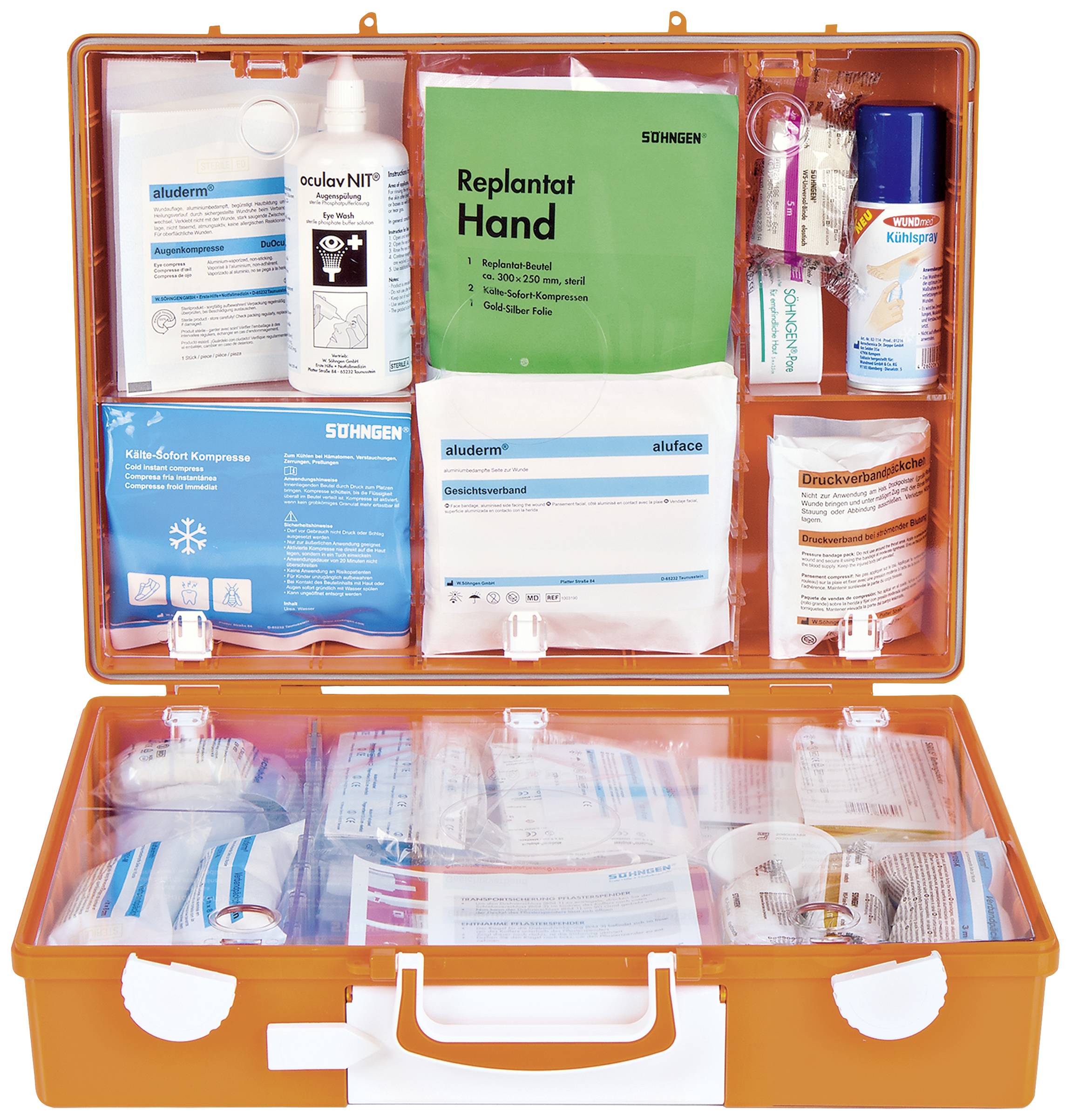 Söhngen 0367002 Erste Hilfe Koffer DIN 13157 400 x 300 x 150 Orange