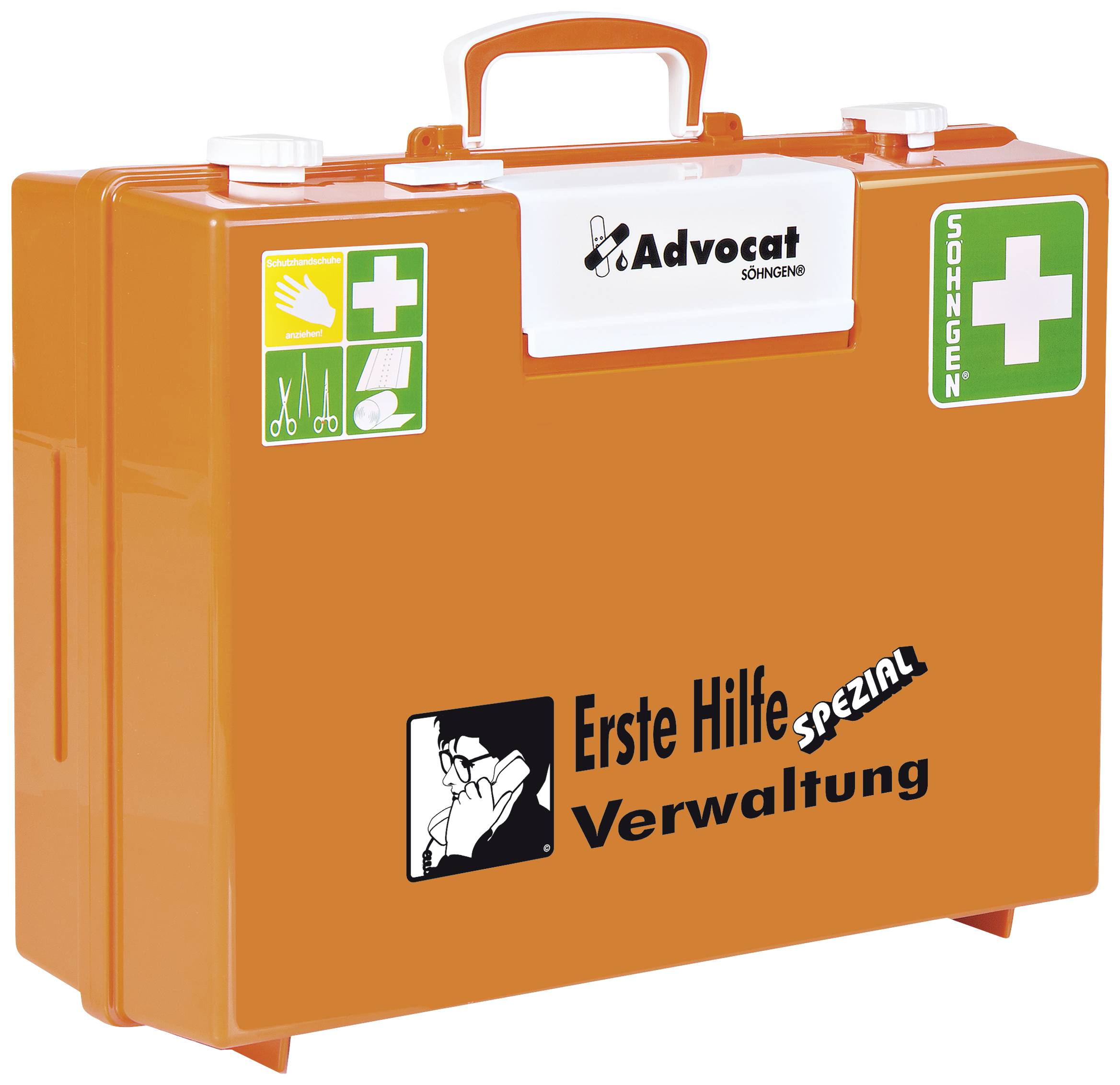 Söhngen 0367004 Erste Hilfe Koffer DIN 13157 400 x 300 x 150 Orange