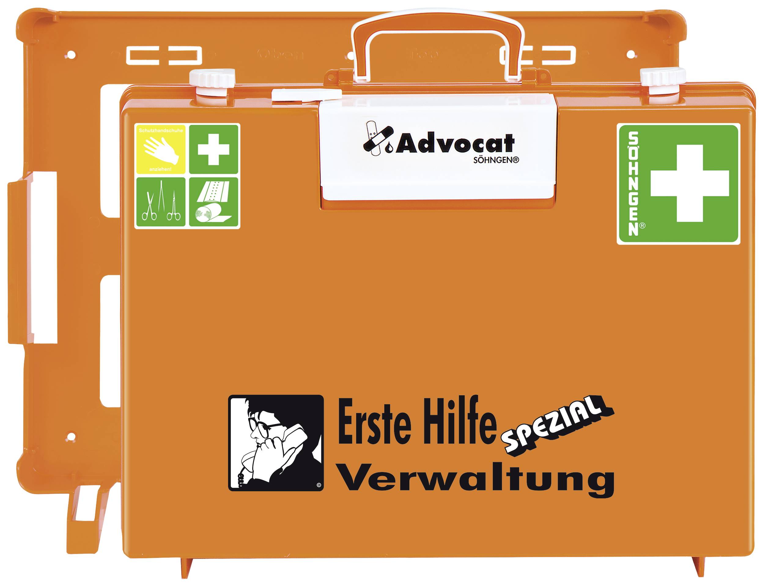 Söhngen 0367004 Erste Hilfe Koffer DIN 13157 400 x 300 x 150 Orange