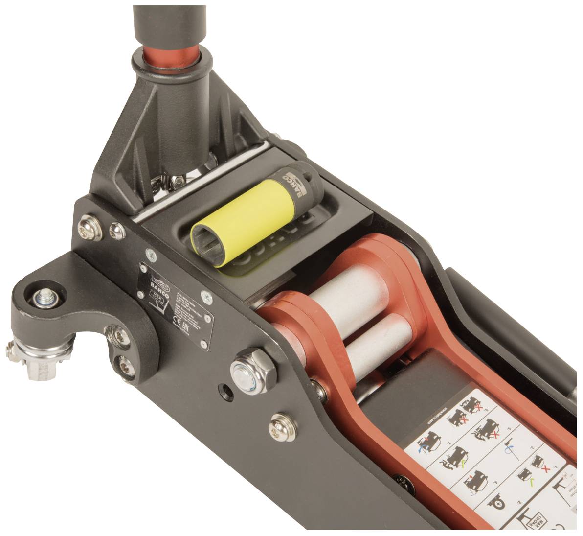 Bahco Rangierwagenheber 1.5 t Arbeitshöhe: 8.5 - 41.5 cm