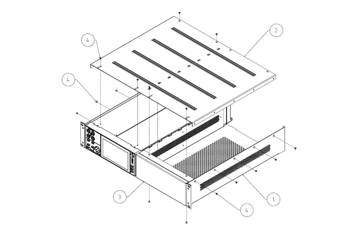 Rohde & Schwarz 3638.7813.02 HZN96 Einbau-Kit 1St.
