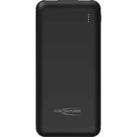 Ansmann PB212 Powerbank 10000 mAh Smart IC LiPo Micro USB, USB-C®, USB Schwarz Statusanzeige Ansmann PB212 Powerbank 10000 mAh Smart IC LiPo Micro USB, USB-C®, USB Schwarz Statusanzeige