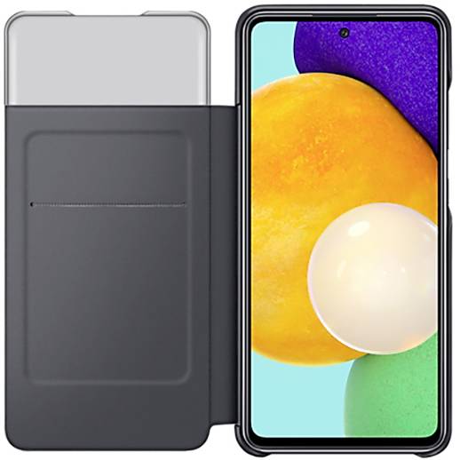Samsung EF-EA525PBEGEW Flip Cover Samsung Galaxy A52 Schwarz Handy Flip Case EF-EA525PBEGEW