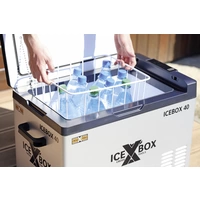 CrossTools ICEBOX 40 Kühlbox EEK: F (A - G) Kompressor 230 V, 24 V, 12V Silber (matt), Schwarz 37l CrossTools ICEBOX 40 Kühlbox EEK: F (A - G) Kompressor 230 V, 24 V, 12V Silber (matt), Schwarz 37l