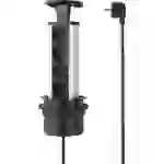 Sygonix SY-4737792 Steckdosenturm Schwarz, Silber Schutzkontakt 1St. Sygonix SY-4737792 Steckdosenturm Schwarz, Silber Schutzkontakt 1St.