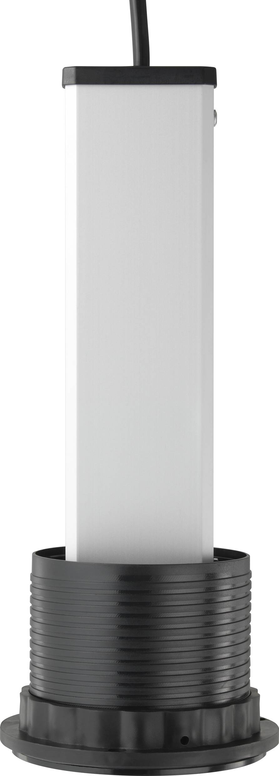 Sygonix SY-4737792 Steckdosenturm Schwarz, Silber Schutzkontakt 1St.