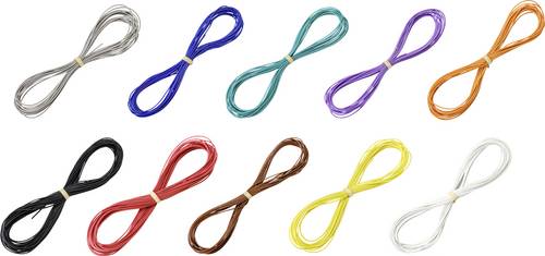 TRU COMPONENTS TC-9475604 Signalleitung 7 x 0.2mm² Multi-Color 1 Set