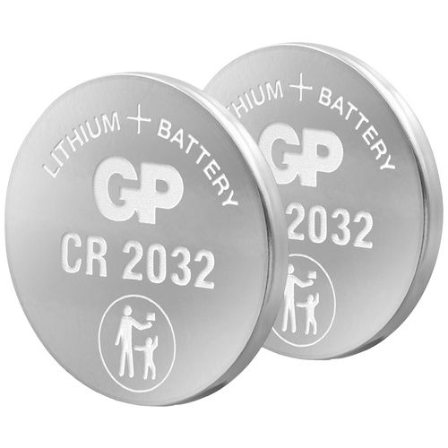 GP Batteries Knopfzelle CR 2032 3 V 2 St. Lithium GPCR2032