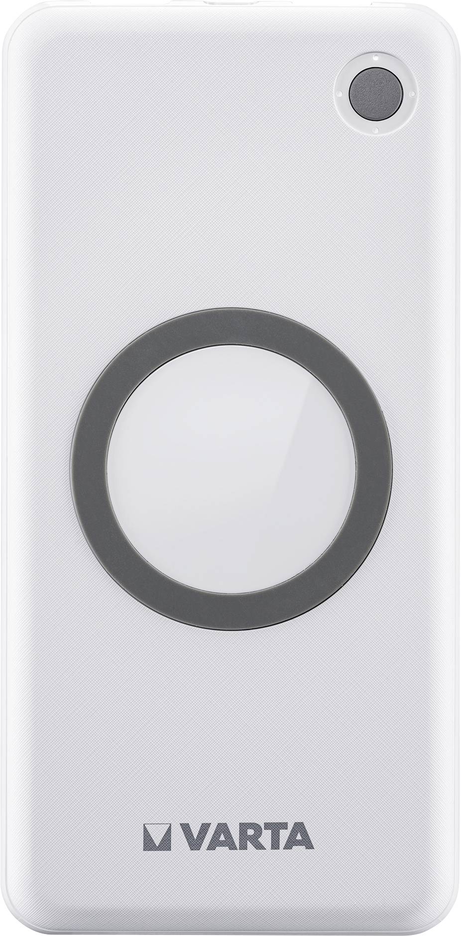 Varta Induktions-Powerbank 3000 mA Wireless 10000 57913101111 Ausgänge Induktionslade-Standard, USB-C® Buchse (Power Delivery), USB Weiß