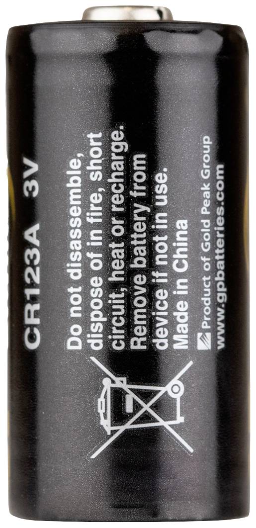 GP GPCR123APRO476C2 Fotobatterie CR123A Lithium 1400 mAh 3 V 2 St.