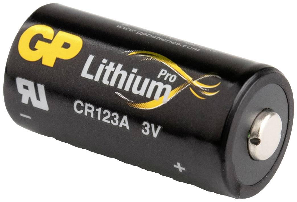 GP GPCR123APRO476C2 Fotobatterie CR-123A Lithium 1400 mAh 3 V 2 St.