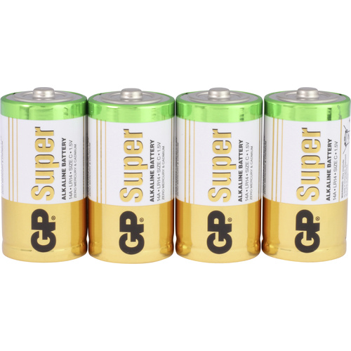 GP Batteries GP14A / LR14 Baby (C)-Batterie Alkali-Mangan 1.5V 4St.
