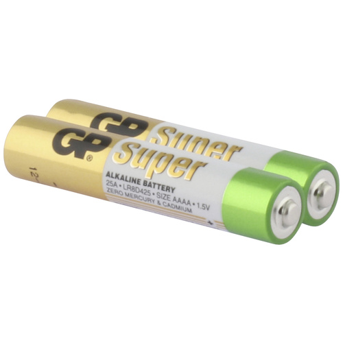 GP Batteries Super Mini (AAAA)-Batterie Mini (AAAA) Alkali-Mangan 1.5V 2St.