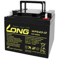 Long WPS40-12 WPS40-12 Bleiakku 12V 40Ah Blei-Vlies (AGM) (B x H x T) 199 x 171 x 166mm M6-Schraubanschluss VDS-Zertifizierung Long WPS40-12 WPS40-12 Bleiakku 12V 40Ah Blei-Vlies (AGM) (B x H x T) 199 x 171 x 166mm M6-Schraubanschluss VDS-Zertifizierung