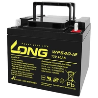 Long WPS40-12 WPS40-12 Bleiakku 12V 40Ah Blei-Vlies (AGM) (B x H x T) 199 x 171 x 166mm M6-Schraubanschluss VDS-Zertifizierung Long WPS40-12 WPS40-12 Bleiakku 12V 40Ah Blei-Vlies (AGM) (B x H x T) 199 x 171 x 166mm M6-Schraubanschluss VDS-Zertifizierung