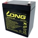 Long WP5-12/F1 WP5-12/F1 Bleiakku 12V 5Ah Blei-Vlies (AGM) (B x H x T) 90 x 107 x 70mm Flachstecker 4.8mm Geringe Selbstentladung Long WP5-12/F1 WP5-12/F1 Bleiakku 12V 5Ah Blei-Vlies (AGM) (B x H x T) 90 x 107 x 70mm Flachstecker 4.8mm Geringe Selbstentladung