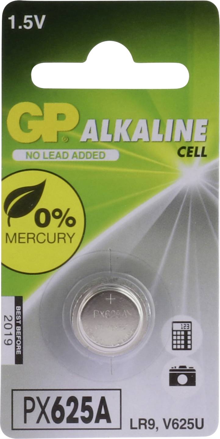 GP Knopfzelle LR 9 1.5 V 1 St. Alkali-Mangan GP625A820C1