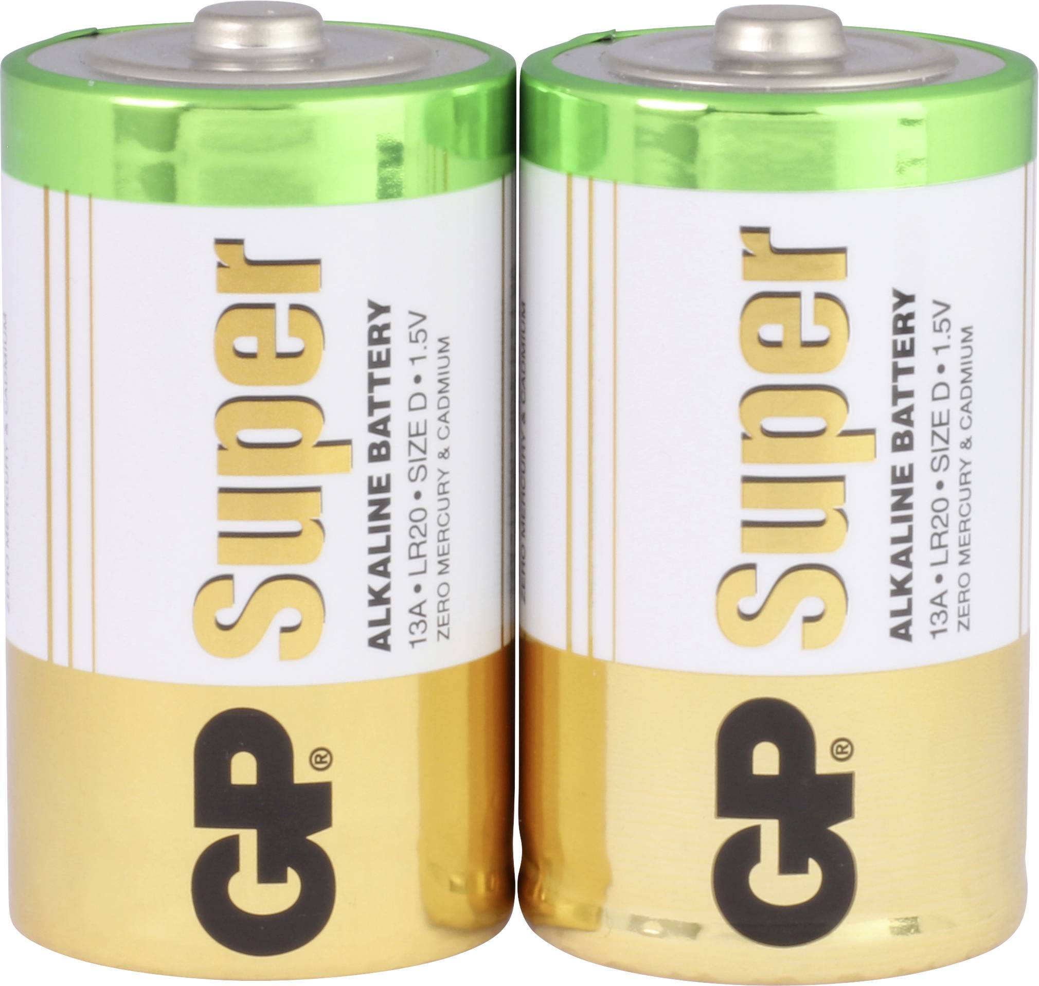 GP Batteries Super Mono (D)-Batterie Alkali-Mangan 1.5 V 2 St.