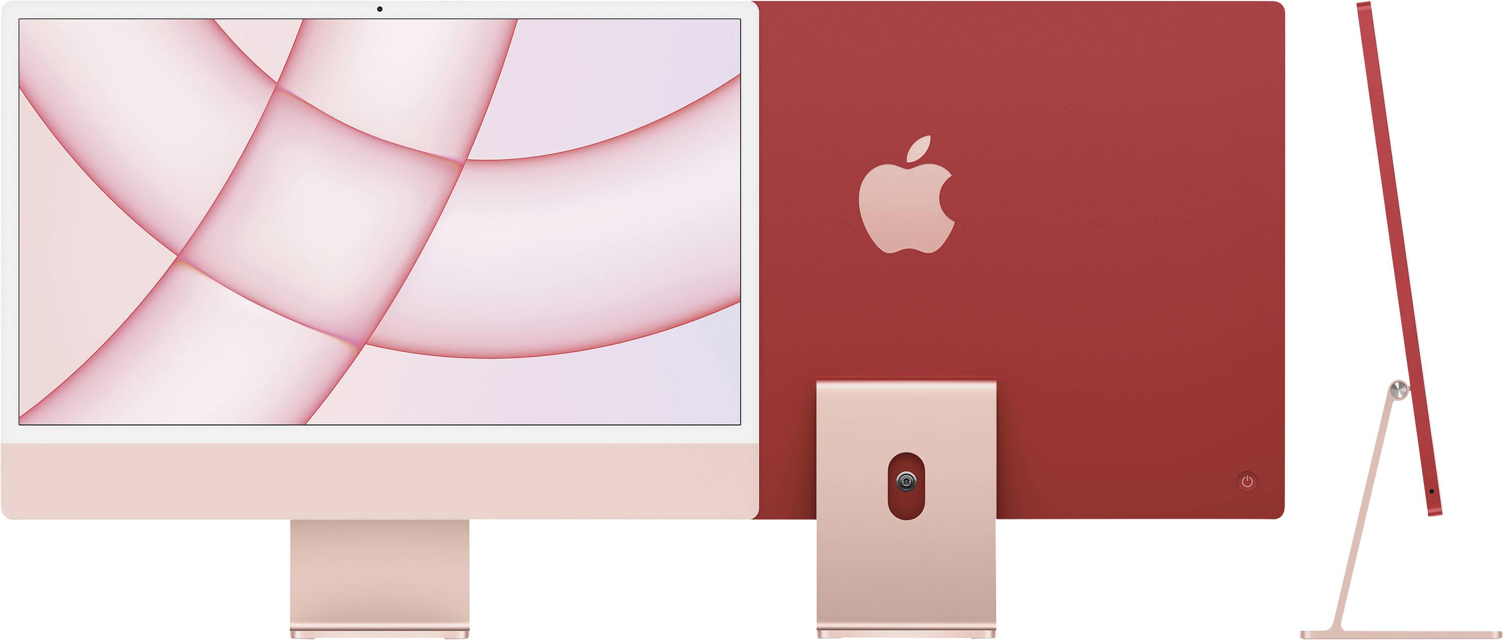 Apple iMac 24 Retina 4.5K (2021) 61 cm (24 Zoll) Rose 8 GB RAM 256 GB SSD 8-Core CPU M1 7-Core GPU MJVA3D/A