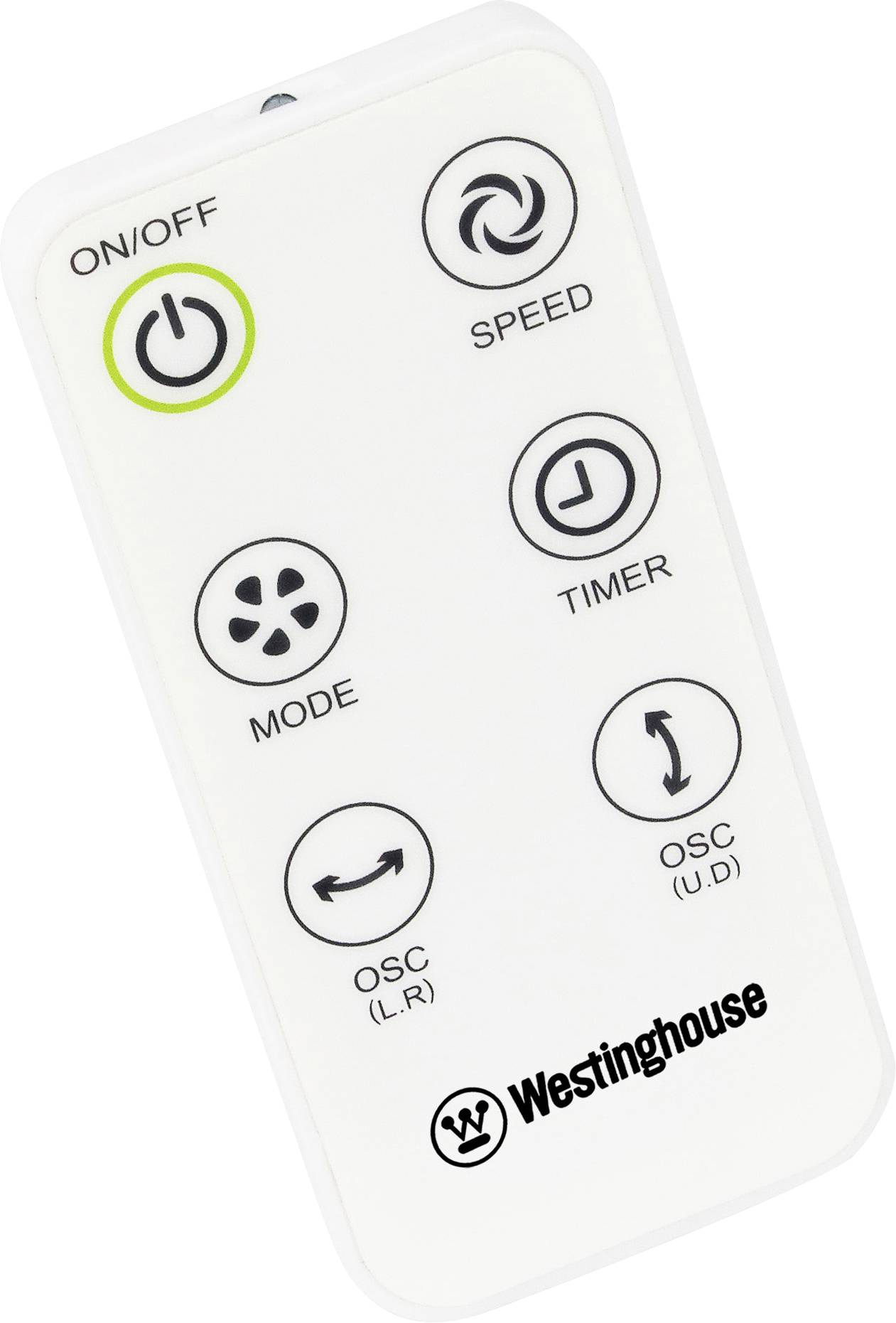 Westinghouse Cormac Tischventilator 42W Weiß, Schwarz Schwenkbar