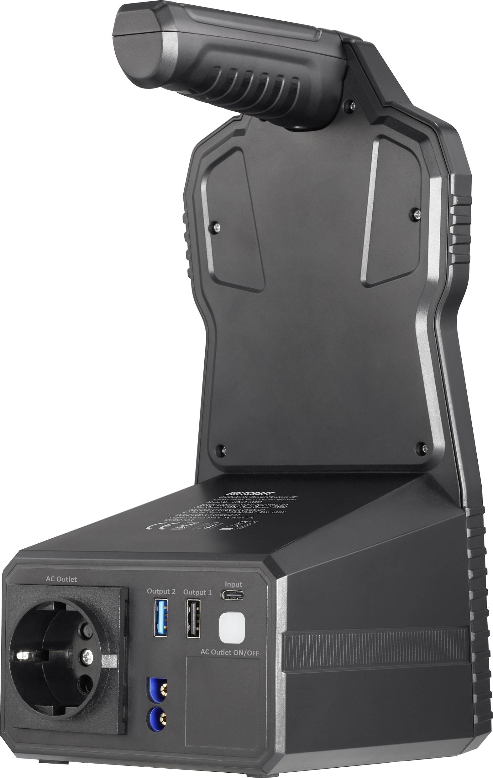 VOLTCRAFT Schnellstartsystem VC-JS 16000 VC-11846425 Starthilfestrom (12 V)=1200A 12 V-Ausgang 1x, Lade- und Aufbewahrungsstation