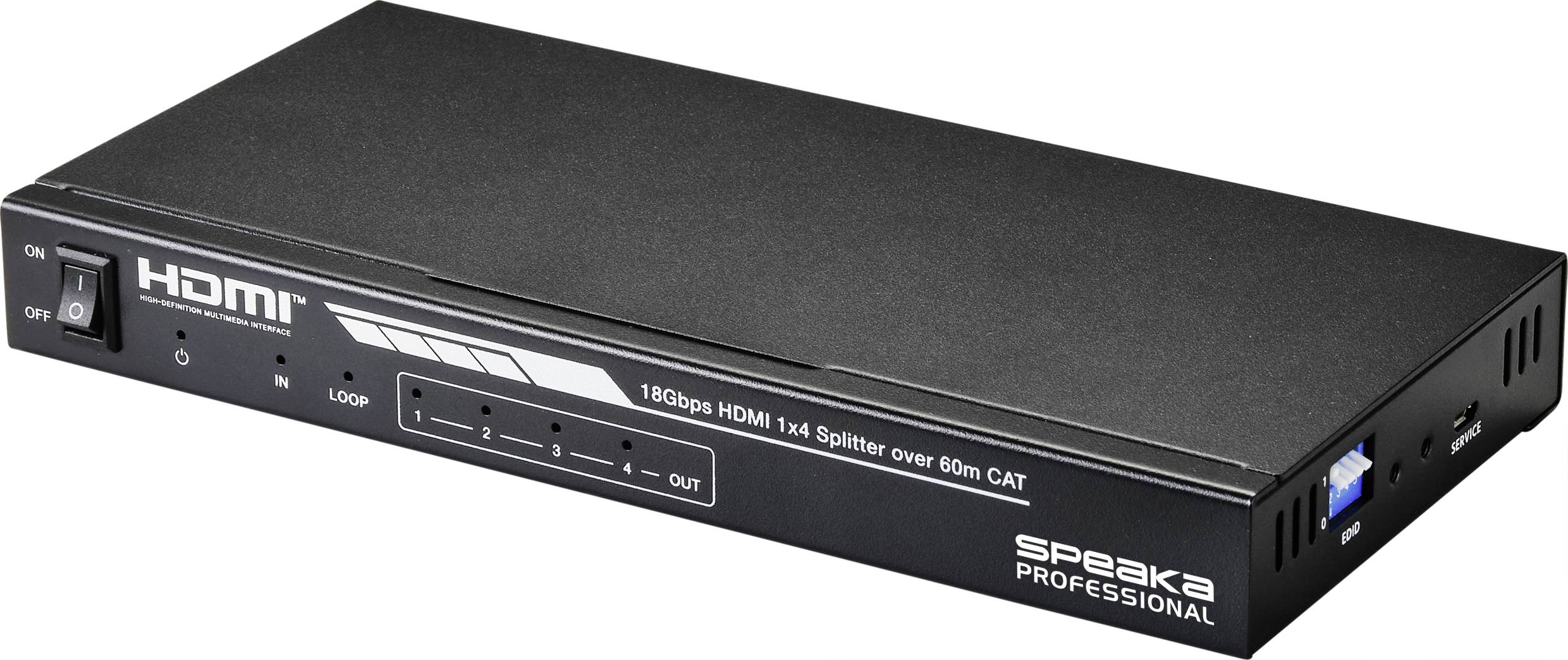 SpeaKa Professional SP-HDS-700 HDMI® HDMI Extender über Netzwerkkabel RJ45 50m