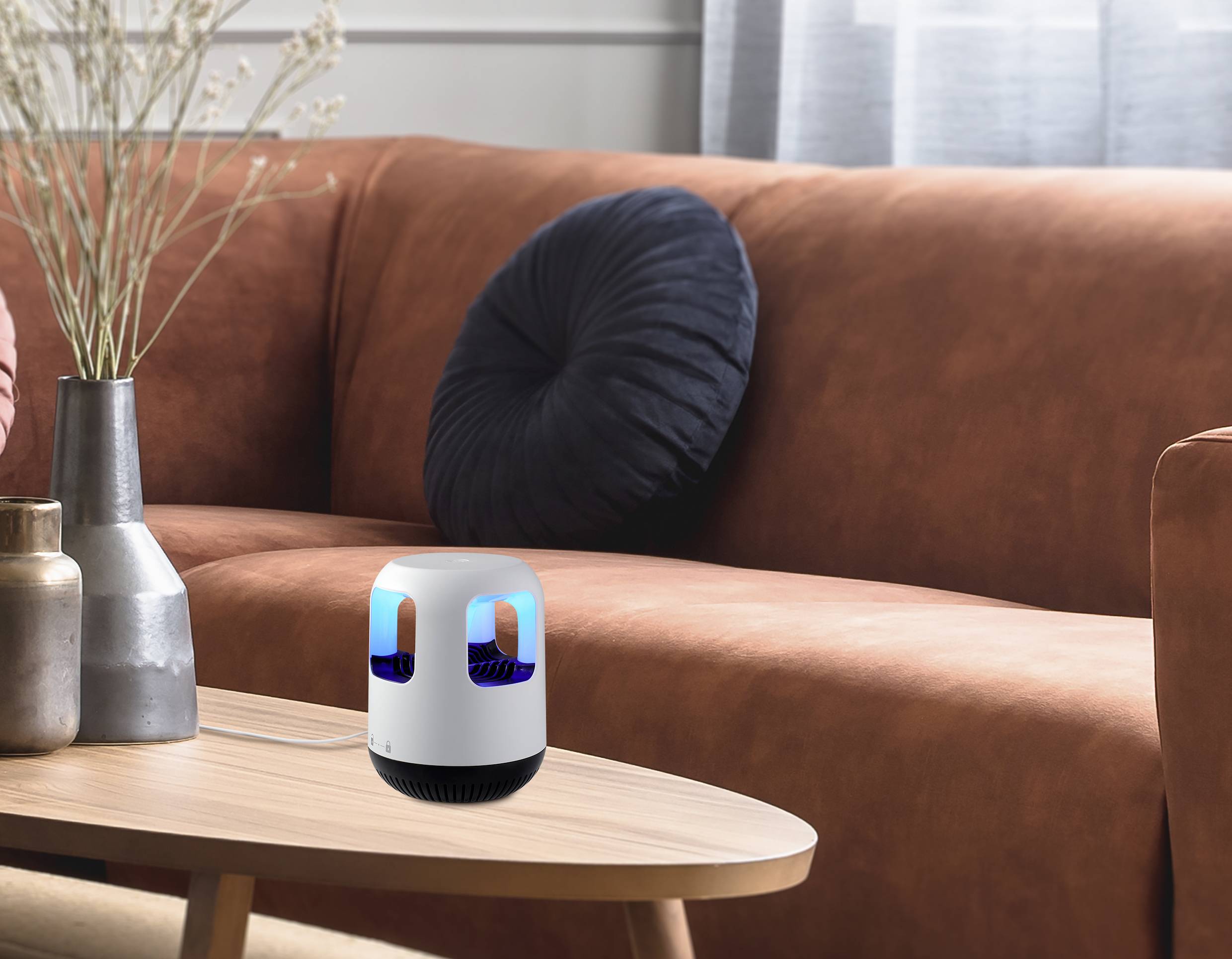 BT 1-20 BT-2369288 UV-Insektenfänger UV-Licht (Ø x H) 122mm x 155mm Weiß/Schwarz 1St.