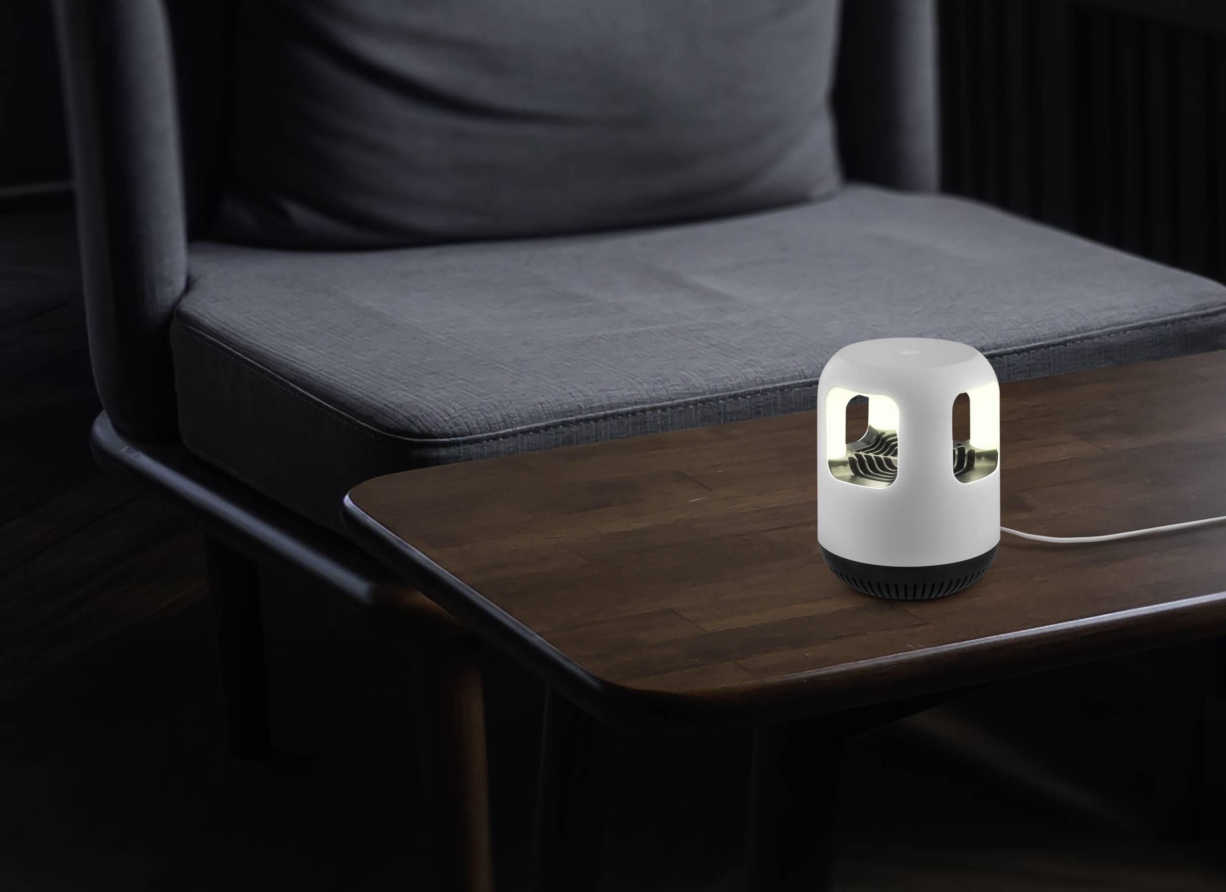 BT 1-20 BT-2369288 UV-Insektenfänger UV-Licht (Ø x H) 122mm x 155mm Weiß/Schwarz 1St.