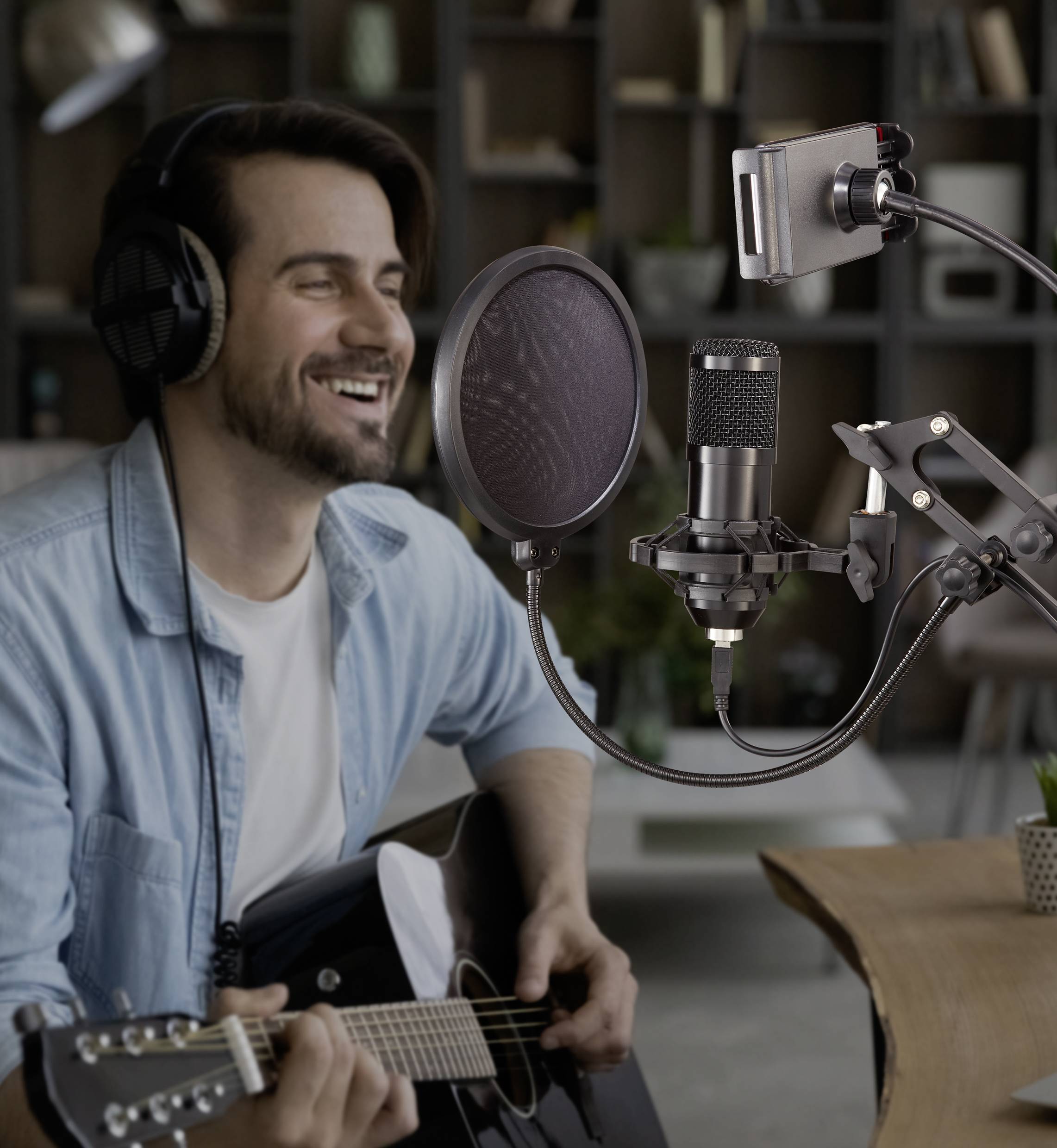 Renkforce RF-MCS-200 Mikrofon-Tischstativ