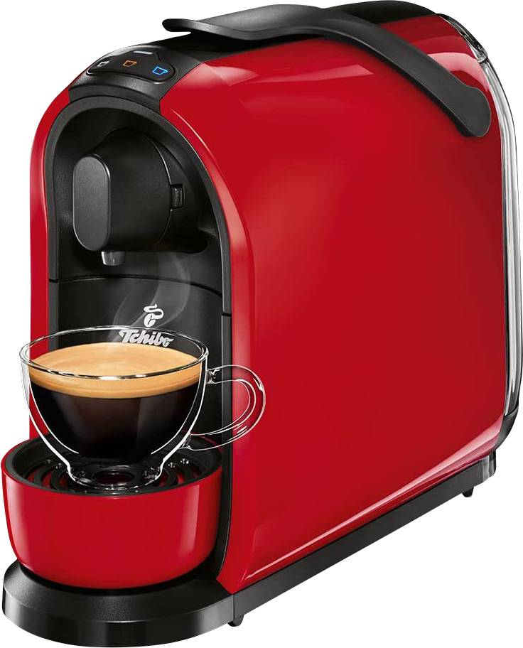 Tchibo Cafissimo Blinkt Rot Trotz Wasser Tchibo Cafissimo Pure red 4006083265318 Kapselmaschine Rot | voelkner