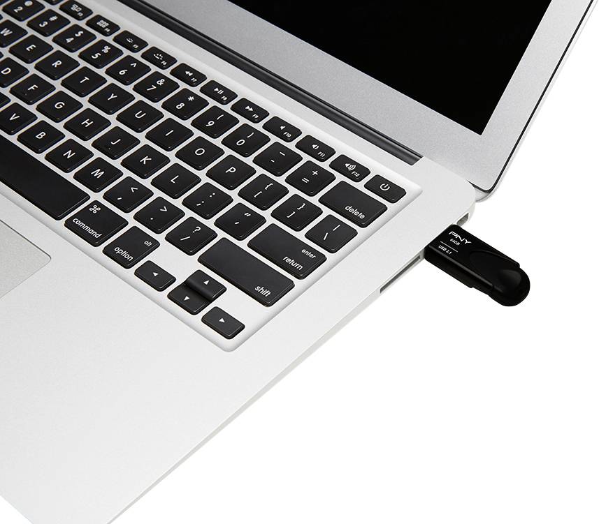 PNY Attaché 4 3.1 64GB USB-Stick 64GB Schwarz FD64GATT431KK-EF USB 3.1 Gen 1