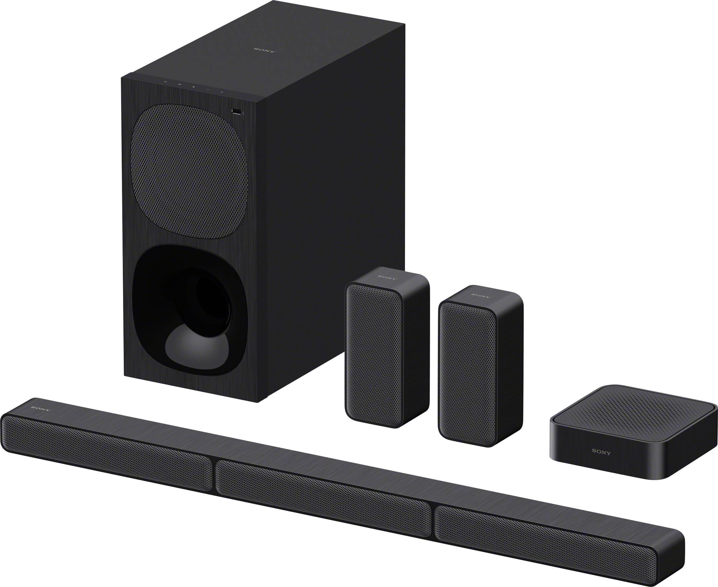 Sony HT-S40R Soundbar Schwarz inkl. kabelgebundenem Subwoofer, Bluetooth®, USB