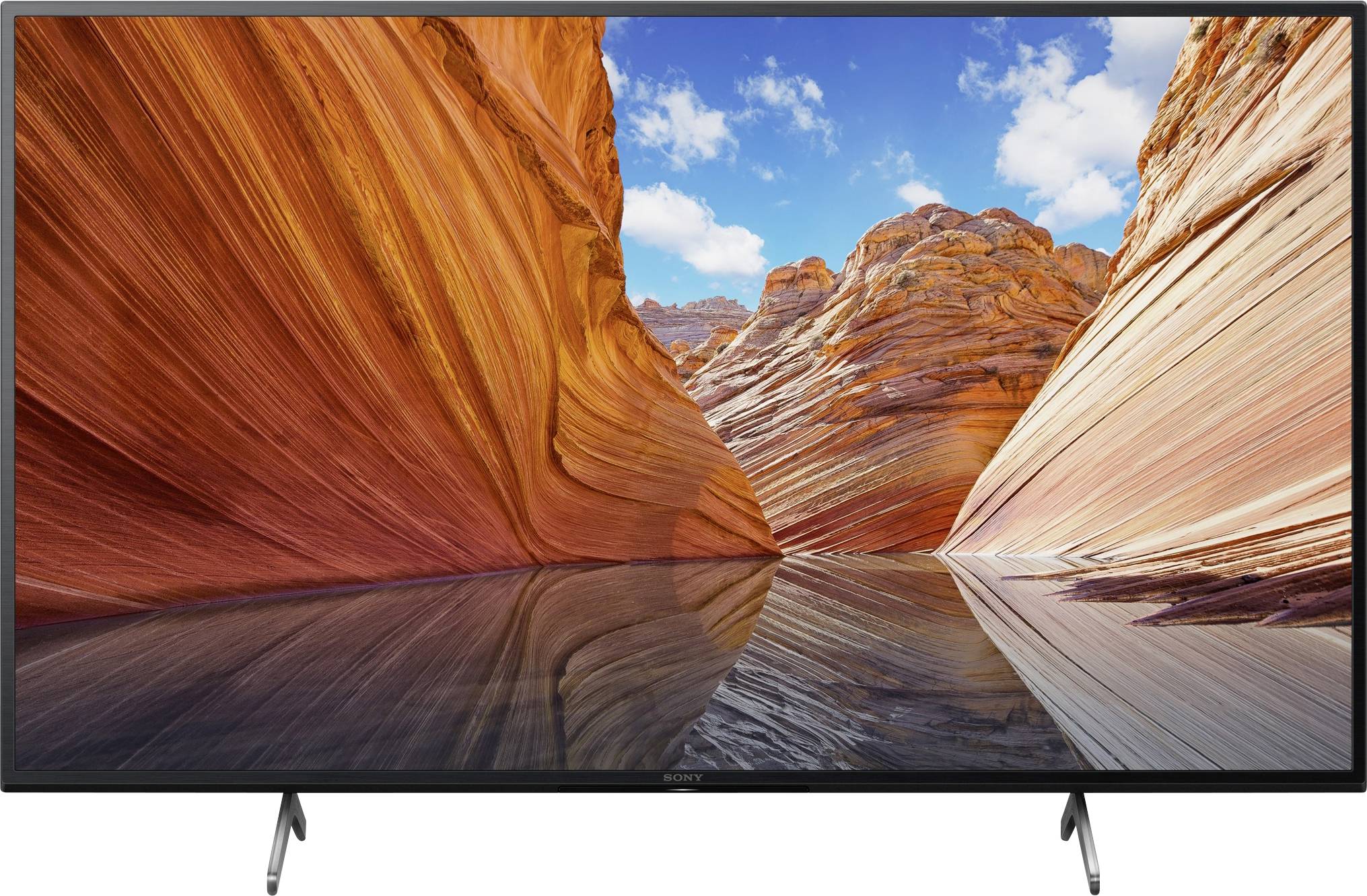 Sony BRAVIA KD-43X80J LED-TV 108 cm 43 Zoll EEK G (A - G) DVB-T2, DVB-C, DVB-S2, UHD, Smart TV, WLAN, PVR ready, CI+ Schwarz