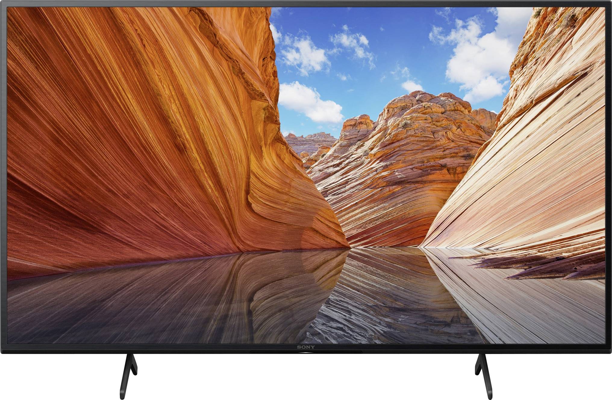 Sony BRAVIA KD-43X80J LED-TV 108 cm 43 Zoll EEK G (A - G) DVB-T2, DVB-C, DVB-S2, UHD, Smart TV, WLAN, PVR ready, CI+ Schwarz