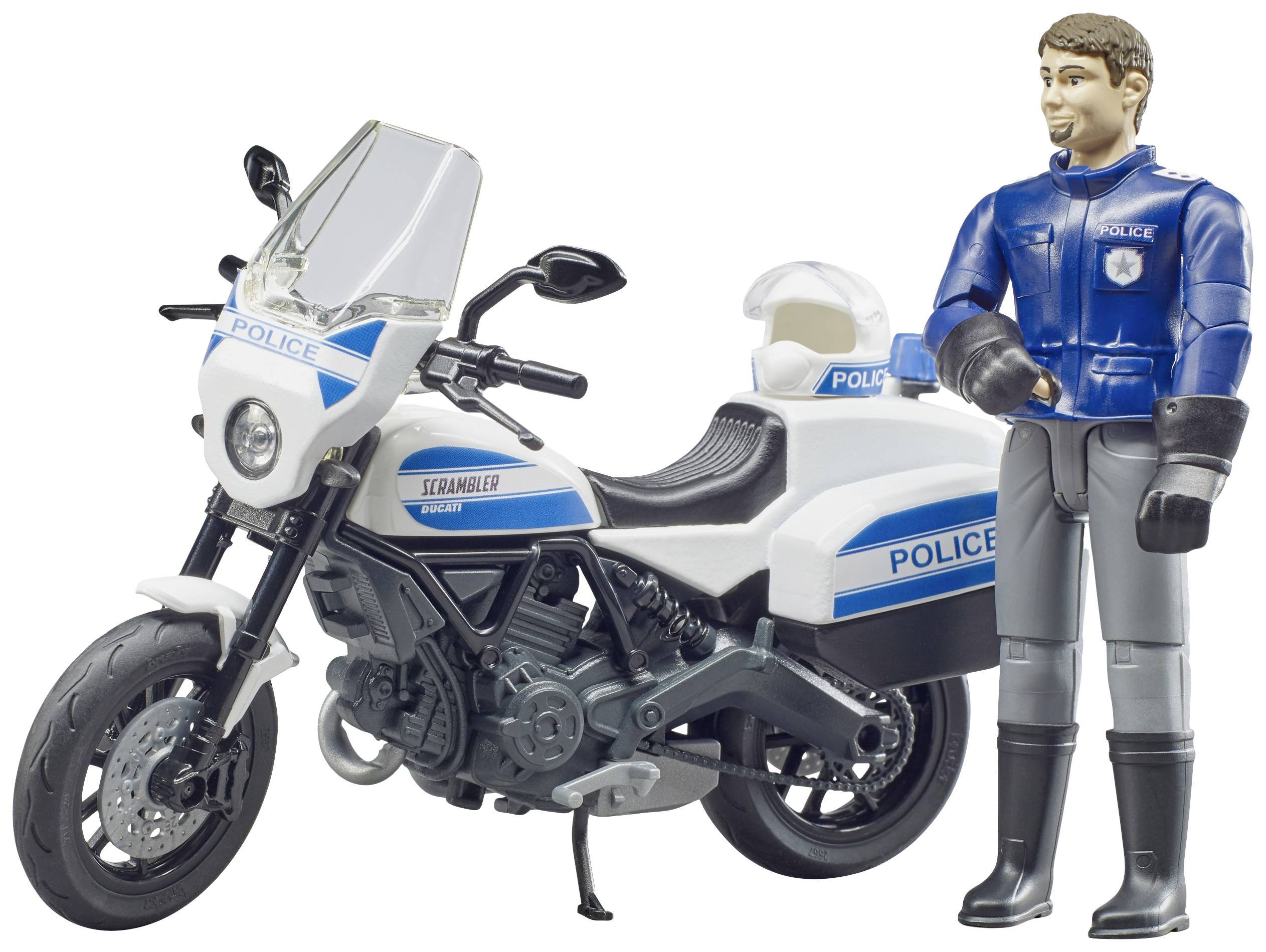 Bruder Motorrad Modell Ducati Polizei Fertigmodell Motorrad Modell