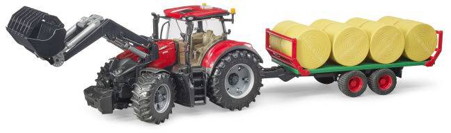 Bruder Case IH Optum 300CVX mit Frontlader Fertigmodell Landwirtschafts Modell