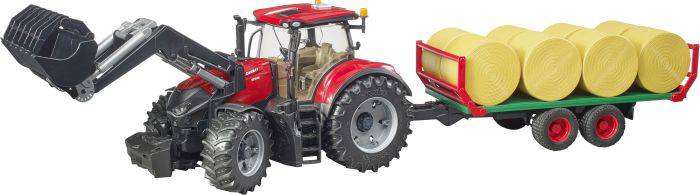 Bruder Case IH Optum 300CVX mit Frontlader Fertigmodell Landwirtschafts Modell