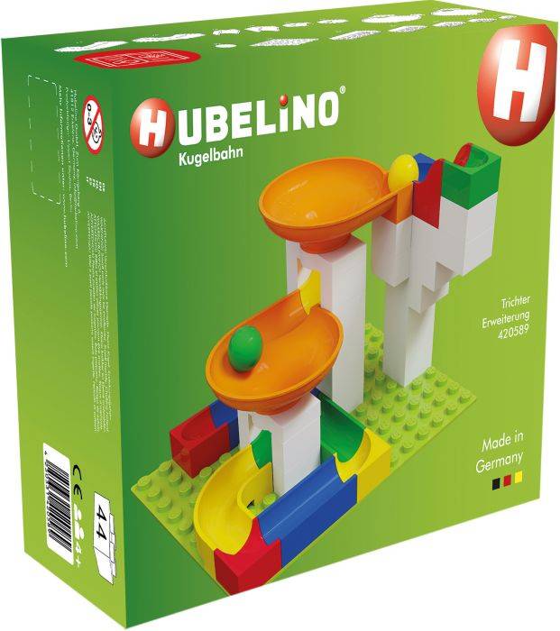 Vedes HUBELINO Kugelbahn Trichter Erweiterung (44-teilig) Konstruktions-Set